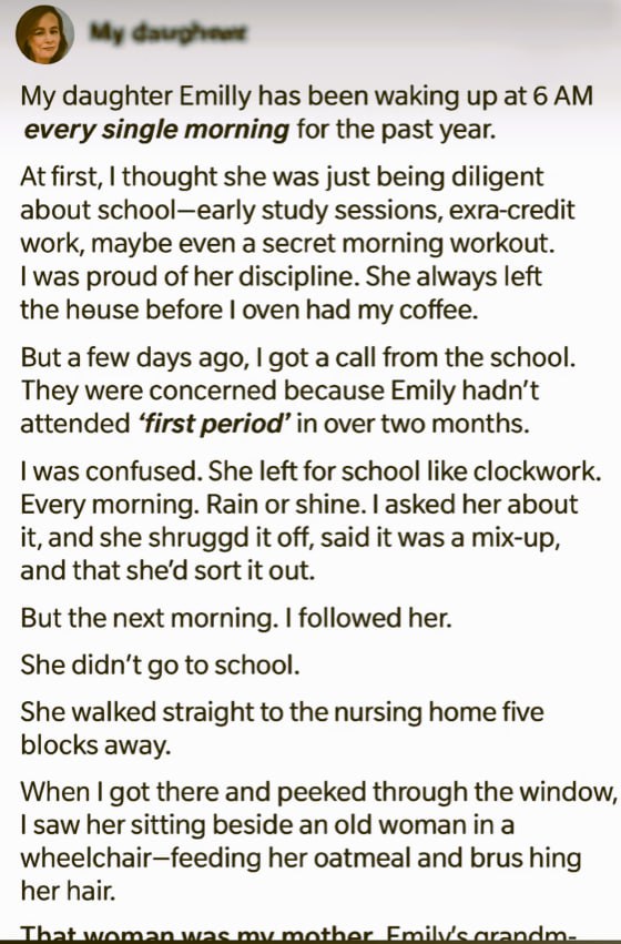 My daughter Emily has been waking up at 6 AM every single morning for the past year. #9