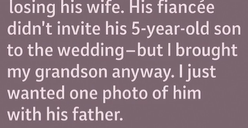 “She Banned My Grandson from the Wedding Photos — So I Gave Her a Lesson She’ll Never Forget”
