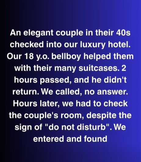 The Couple Who Checked In—and Vanished”