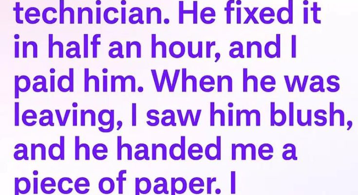 A Leaking Washer, a Folded Note, and an Unexpected Friendship