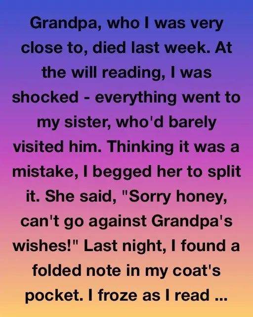 The Secret Inheritance Grandpa Saved Just for Me