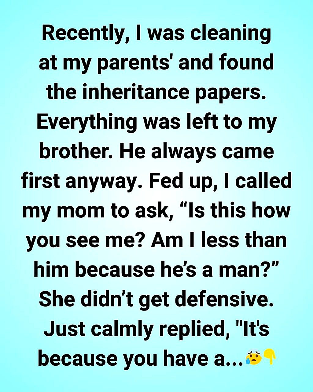 My Parents Excluded Me from Their Will — My Mom’s Reason Was Disgusting