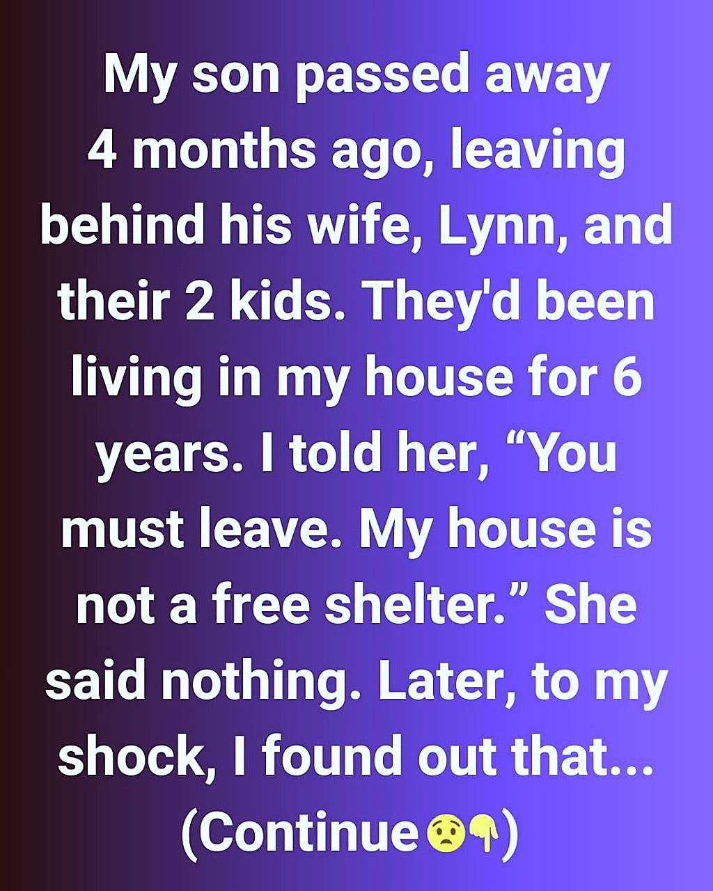 I Threw Out My Late Son’s Family — My House Isn’t a Charity