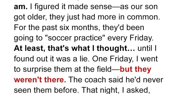 I Thought My Husband and Son Were at Football Practice — The Truth Made Me Call the Police