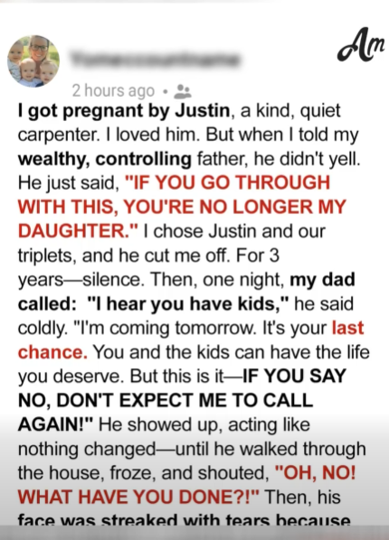 The Day My Father Saw My Triplets