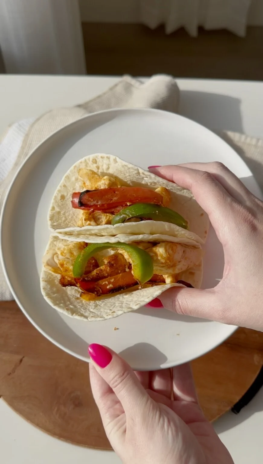 Easy Air Fryer Chicken Fajitas