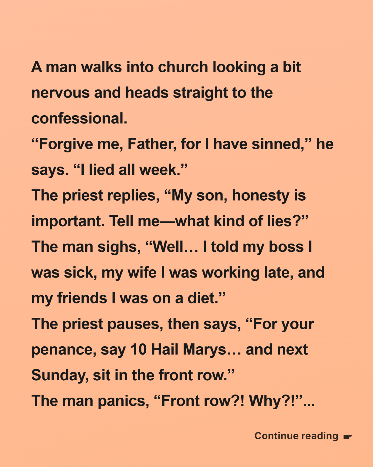 The Sunday Confession That Backfired… Hard!