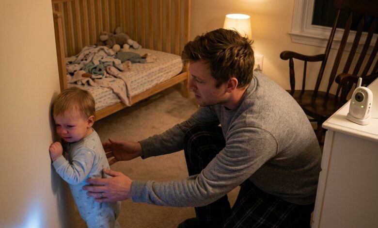 Father Notices His Baby Pressing His Face Against the Nursery Wall Every Day — What He Found Behind It Changed Everything